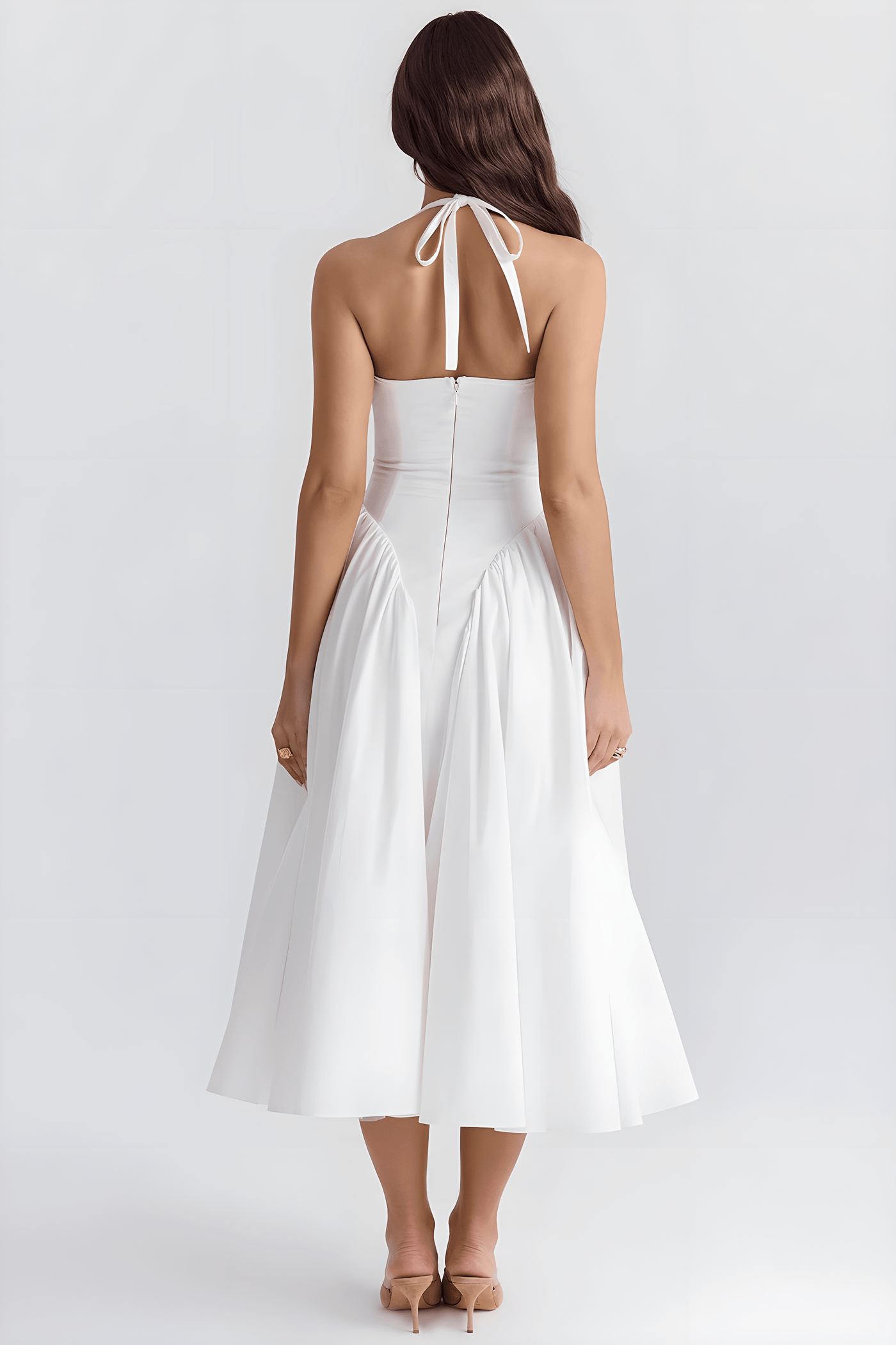 Seraphine - Halter Midi Dress