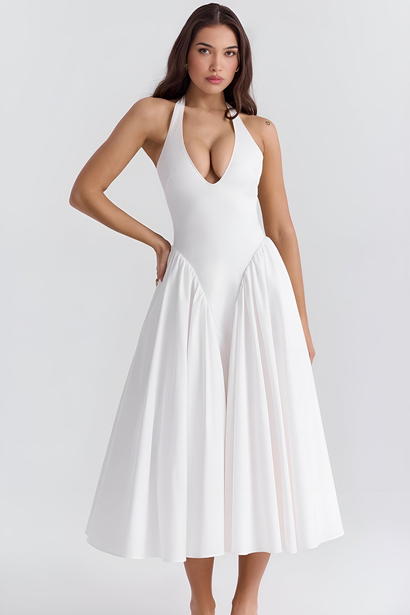 Seraphine - Halter Midi Dress