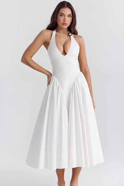 Seraphine - Halter Midi Dress