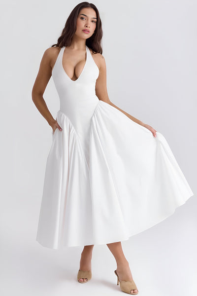 Seraphine - Halter Midi Dress